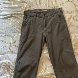 Grey Relaxed fit Carhartt jeans.